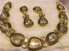Real Gold Diamond Necklace Set