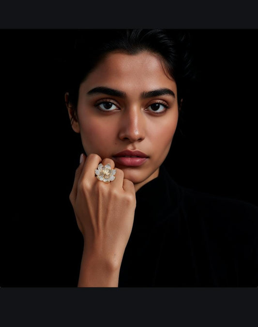 Fine Jewelry Rings – Diamond & Kundan Polki Assortment