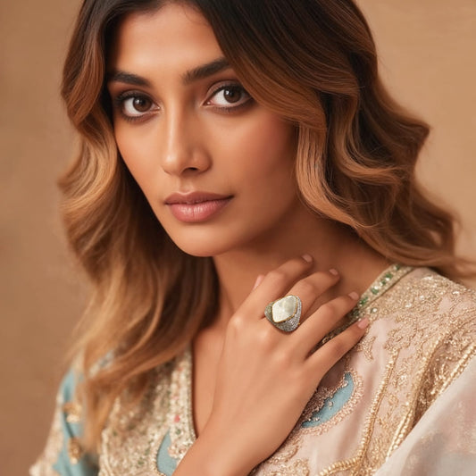 Fine Jewelry Rings – Diamond & Kundan Polki Assortment