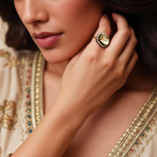 Fine Jewelry Rings – Diamond & Kundan Polki Assortment