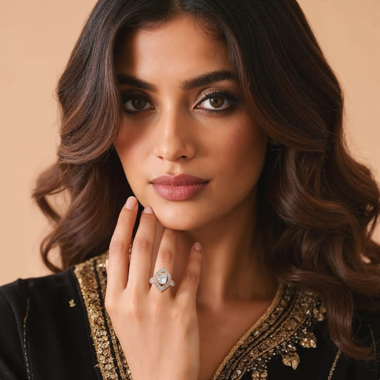 Fine Jewelry Rings – Diamond & Kundan Polki Assortment
