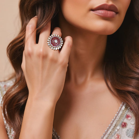 Fine Jewelry Rings – Diamond & Kundan Polki Assortment