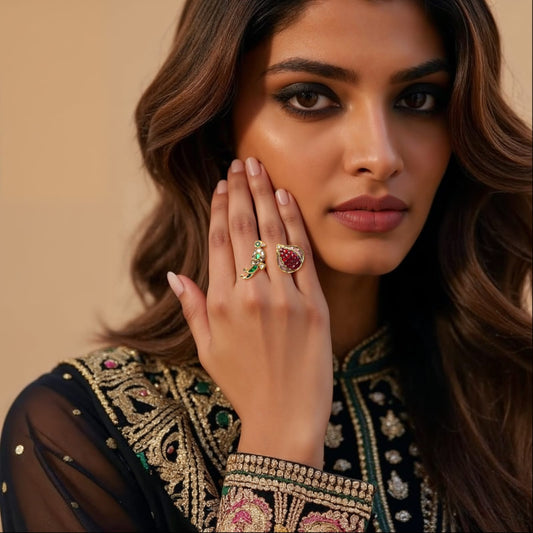 Fine Jewelry Rings – Diamond & Kundan Polki Assortment