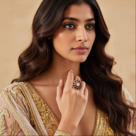 Fine Jewelry Rings – Diamond & Kundan Polki Assortment